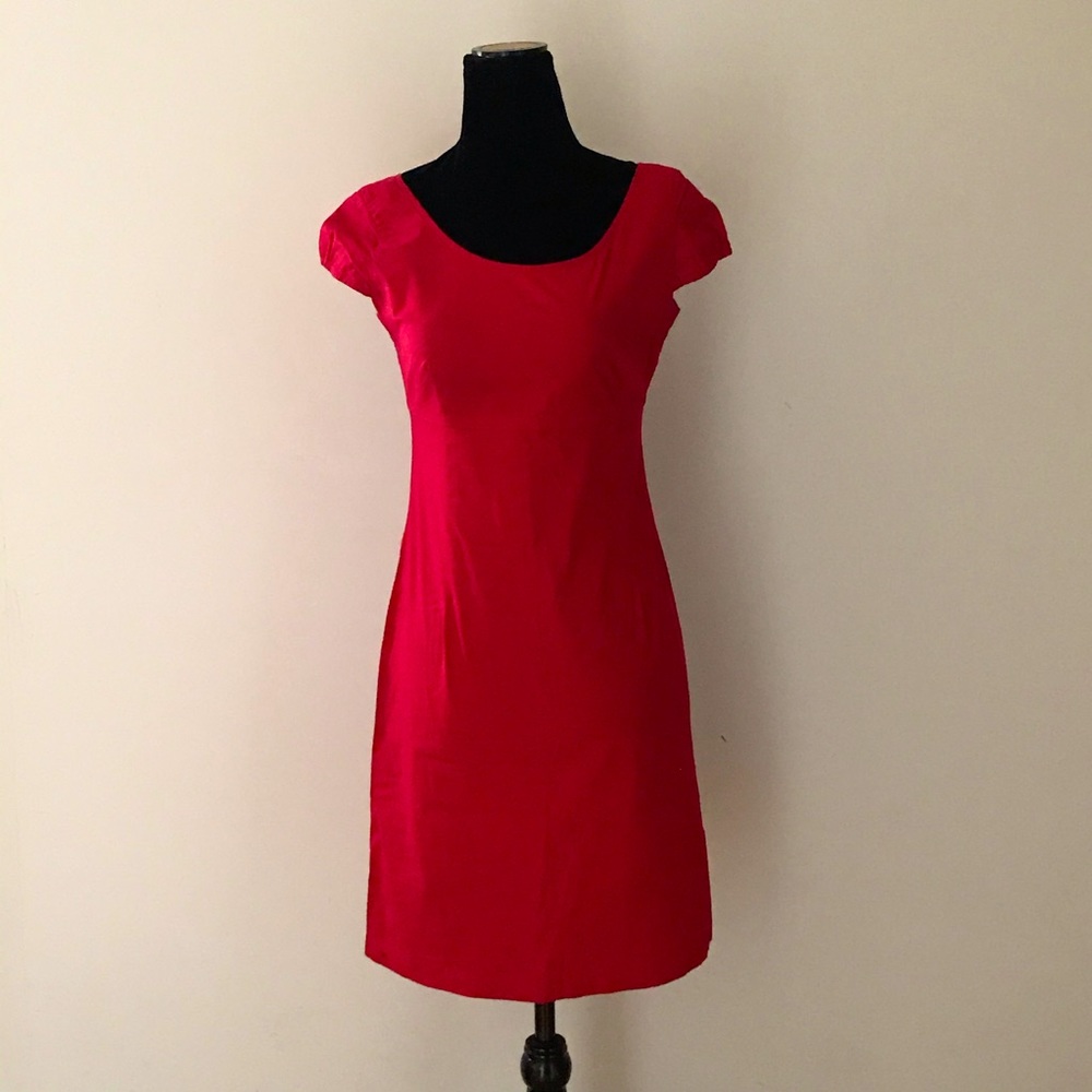 RED STRETCH DRESS
